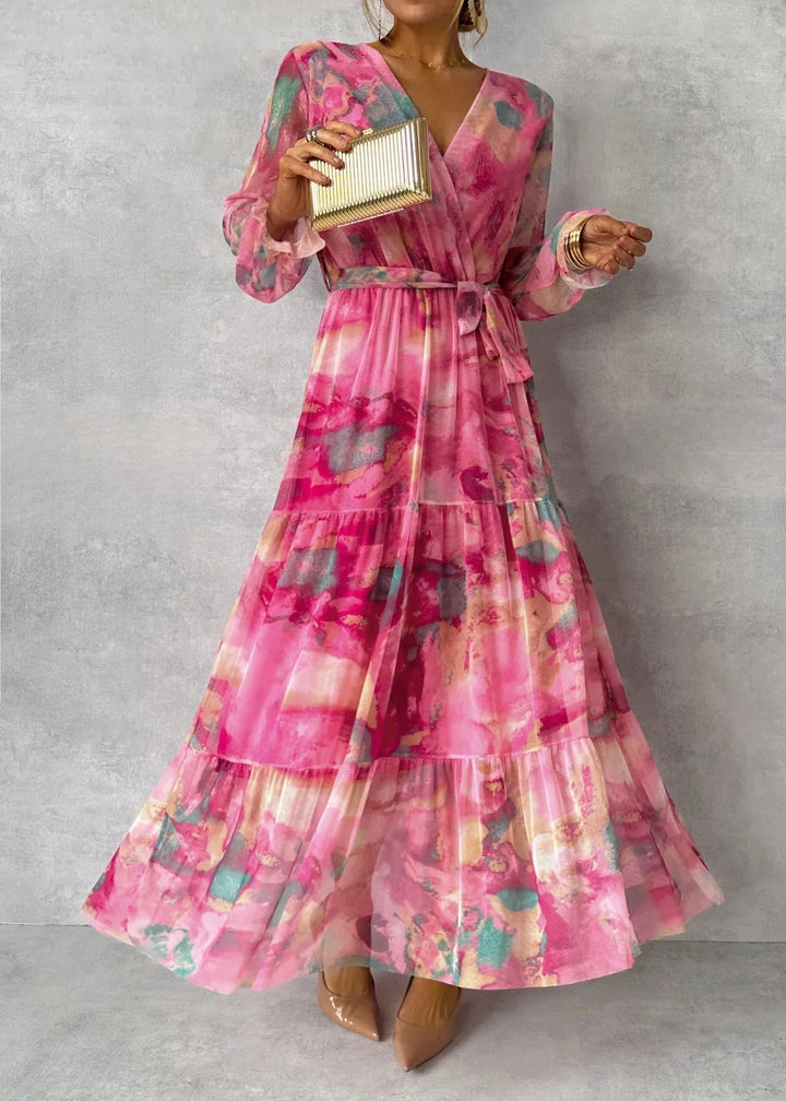 Vivian & Claire™ | Wrap Dress with Floral Print