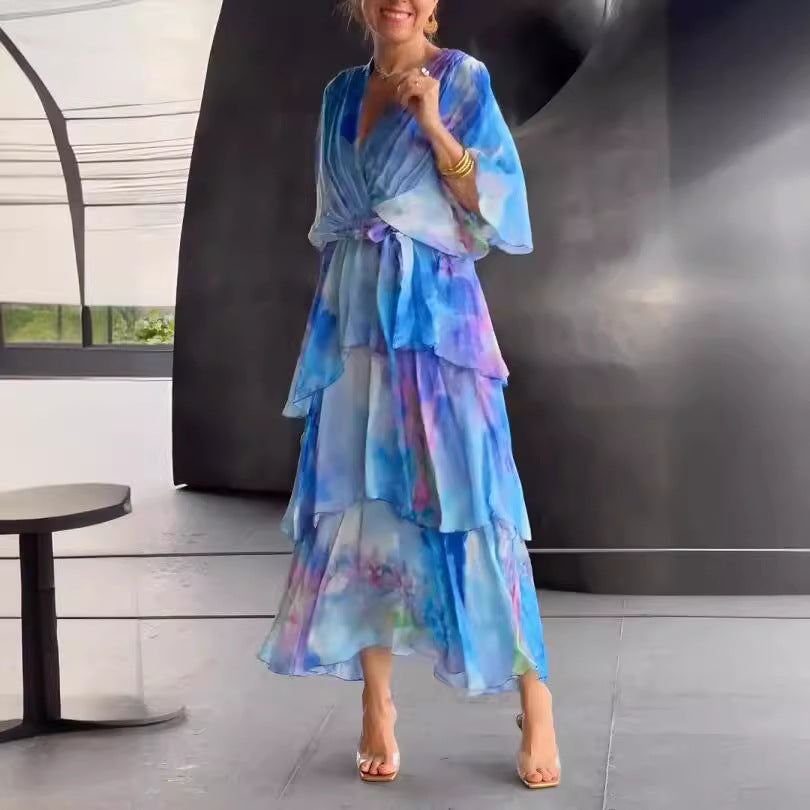 Vivian & Claire™ | Layered Floral Sun Dress