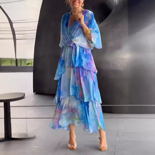 Vivian & Claire™ | Layered Floral Sun Dress