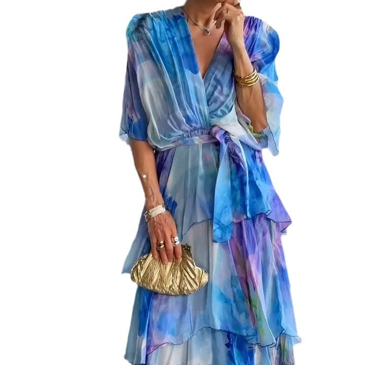Vivian & Claire™ | Layered Floral Sun Dress
