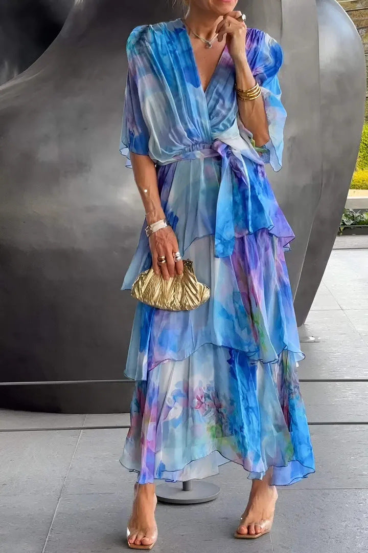 Vivian & Claire™ | Layered Floral Sun Dress