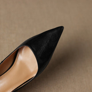 Michèle™ | Elegant Low Heel Court Shoes