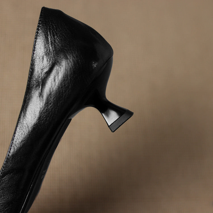 Michèle™ | Elegant Low Heel Court Shoes