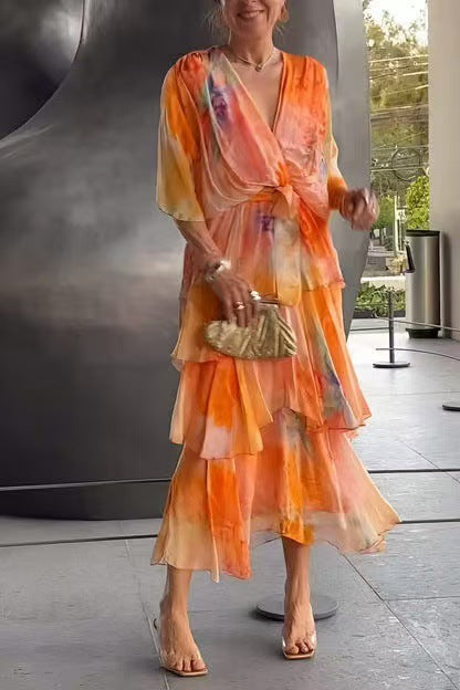 Vivian & Claire™ | Layered Floral Sun Dress