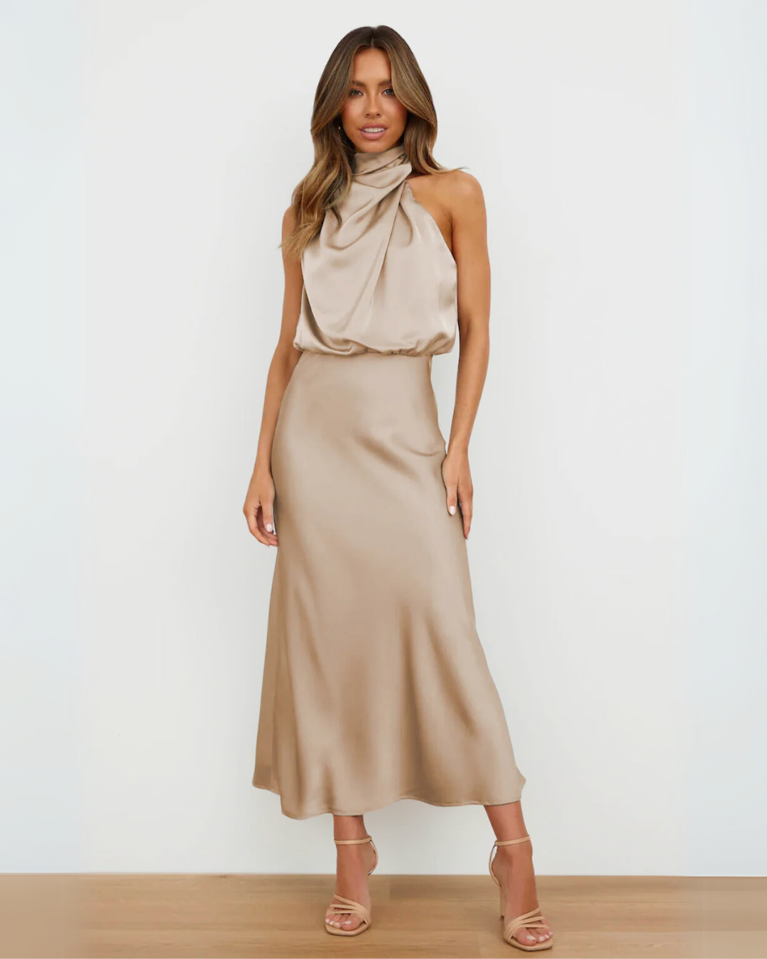 Vivian & Claire™ | Draped Dress