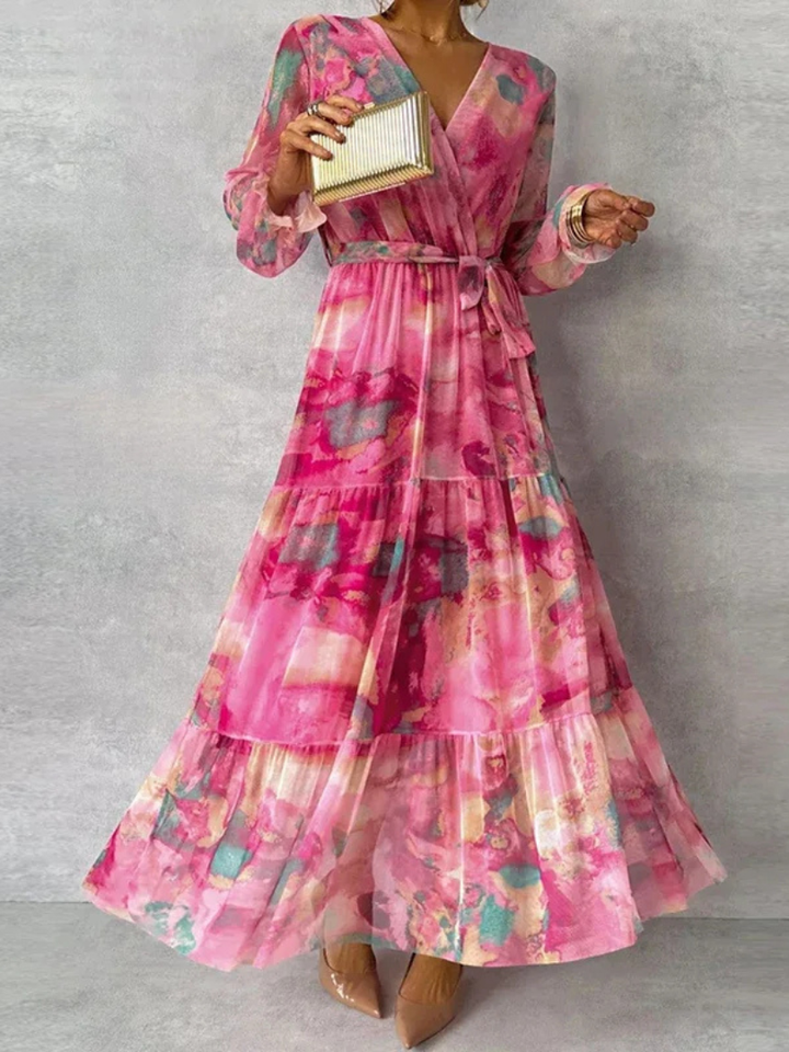 Sophie™ | Elegant Floral Pattern Dress