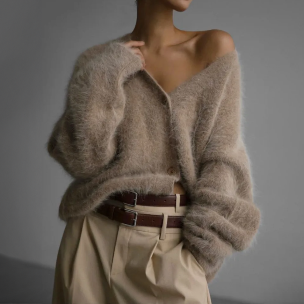 V|C - Brushed Mohair Button Cardigan Margaret
