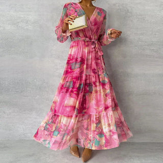 Sophie™ | Elegant Floral Pattern Dress