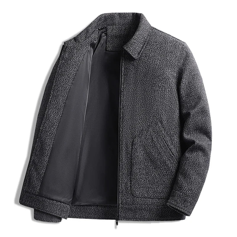 Gregory™ | Warm Classic Textured Zip Jacket
