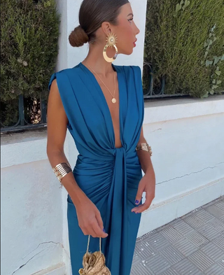 Vivian & Claire™ | Elegant Pleated Dress
