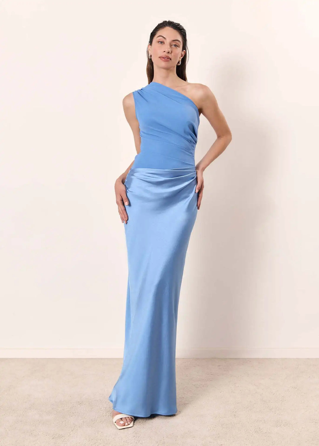 Vivian & Claire™ | Maxi Dress with a Guilt in Satin