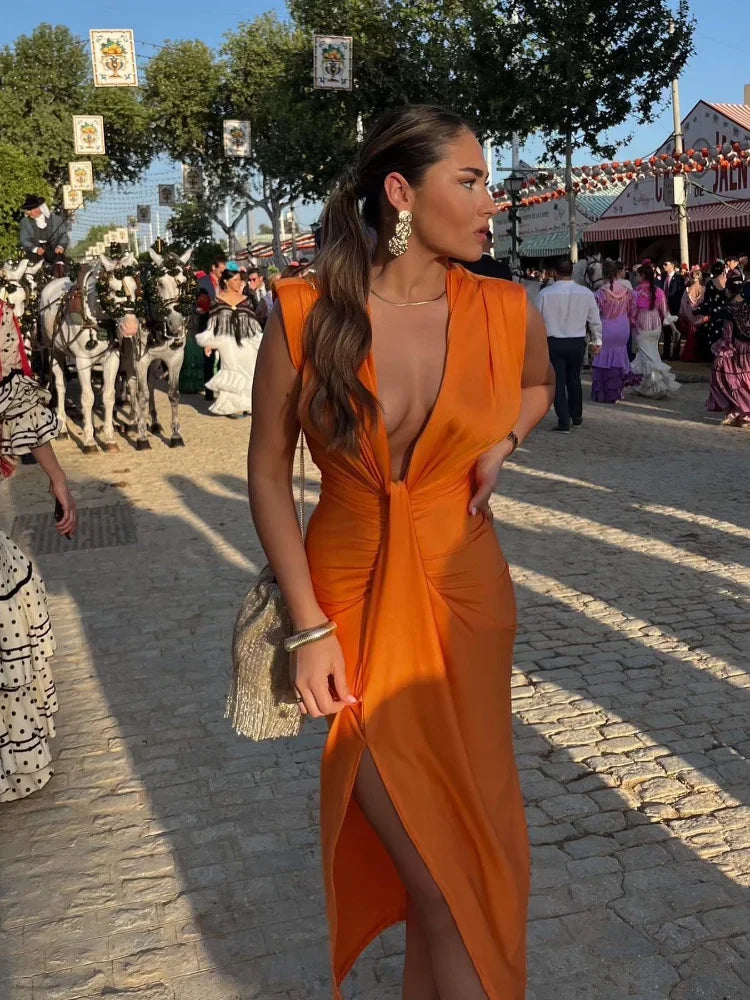 Vivian & Claire™ | Elegant Pleated Dress