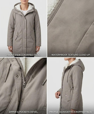 Marjorie™ | Cozy Hooded Weatherproof Coat