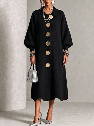 Sienna - Long Sleeve Button-Down Dress