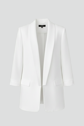 Women’s Blazer with Wrap Collar and Fitted Shape