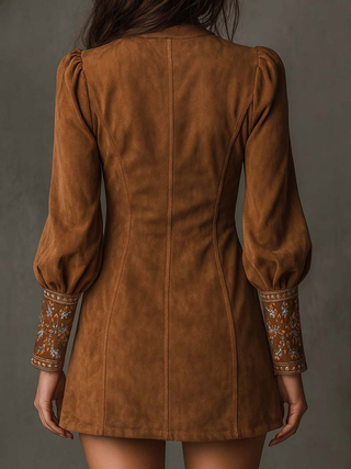 Bonnie | Suede Effect Dress