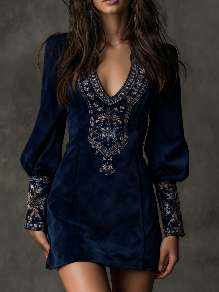 Bonnie | Suede Effect Dress