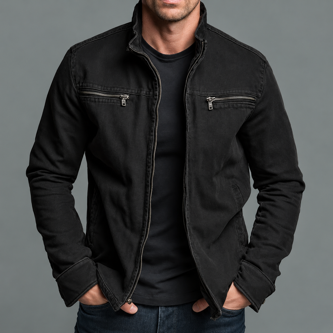 Marion | Zip Jacket - Vintage Washed