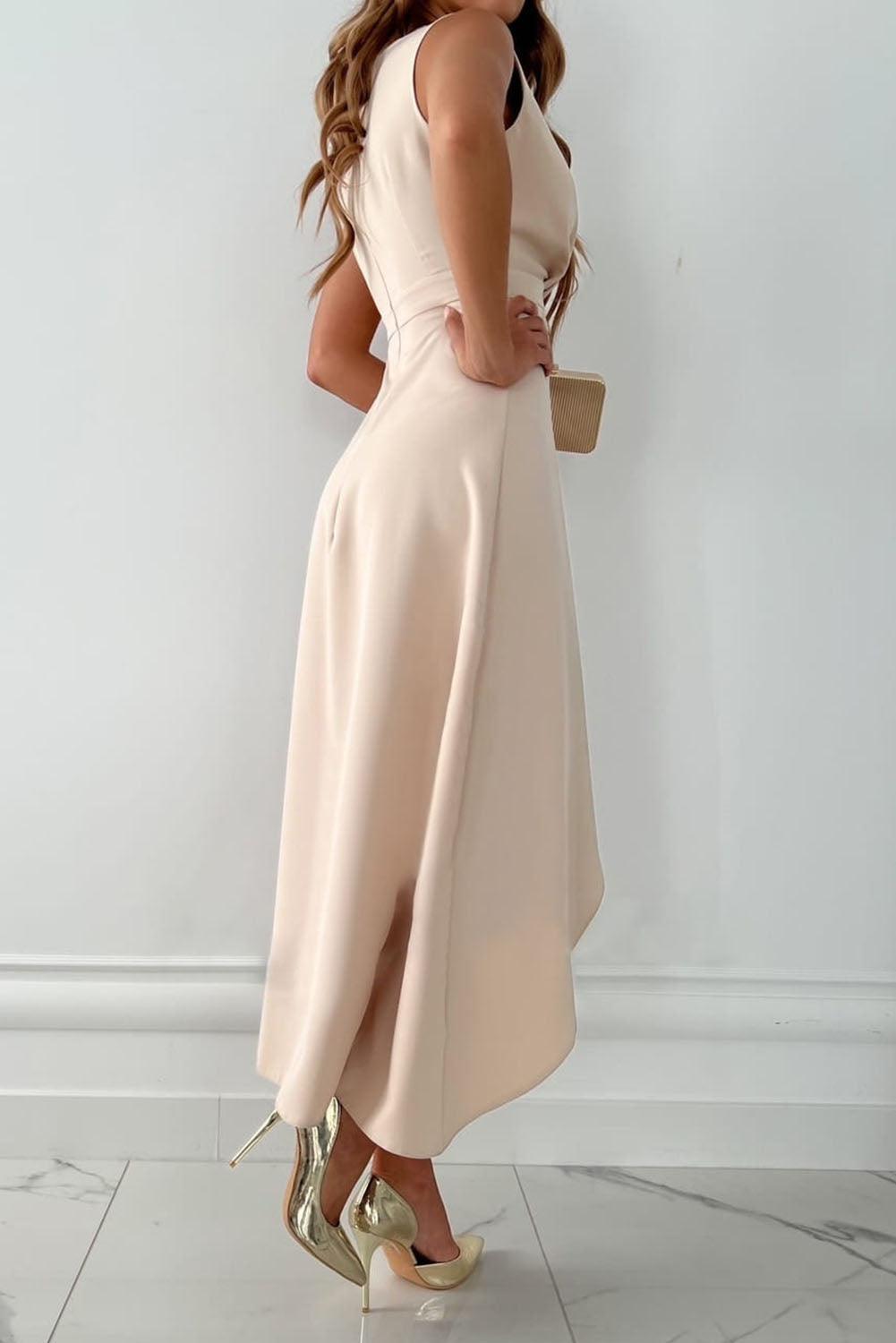 Vivian & Claire™ | Midi Wrap Dress with V-Neck