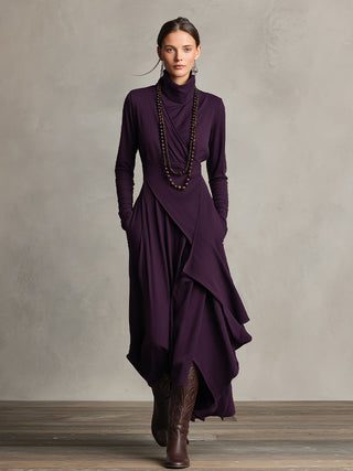 Natalie | Elegant Draped Dress