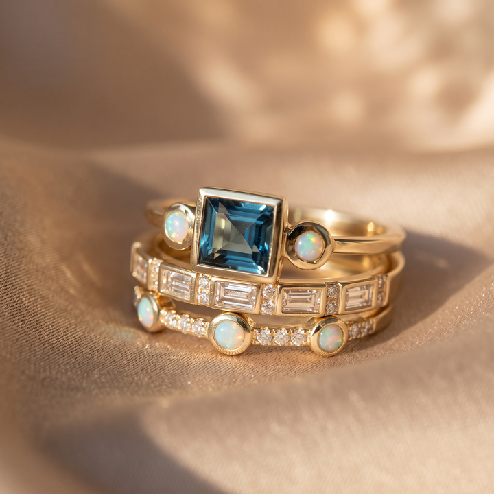 Jolene Sapphire Ring Set