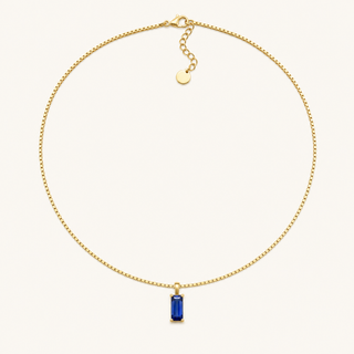 Oriana Sapphire Pendant Necklace