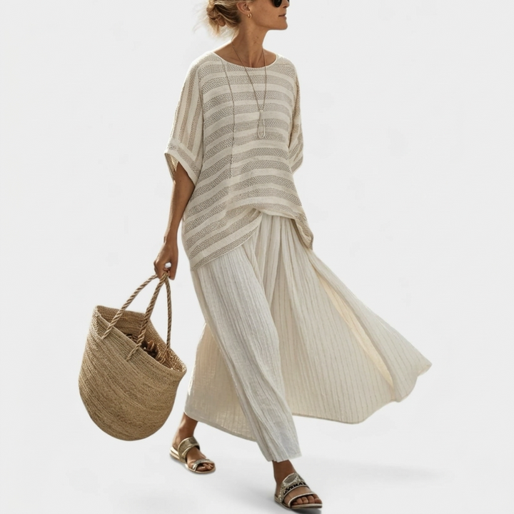 Margot™ Relaxed Top and Wide Skirt Set