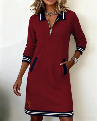 Harper | Zip-Collar Dress