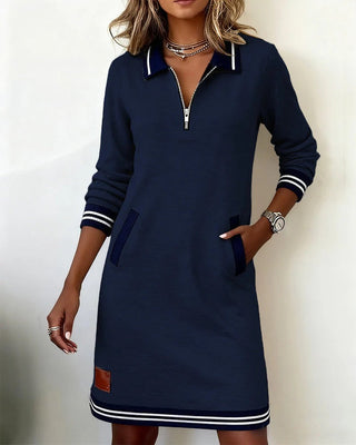 Harper | Zip-Collar Dress