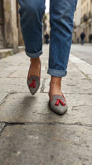 Livia | Pointed Toe Slip-On Flats