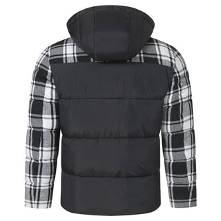 Plaid Puffer Jacket
