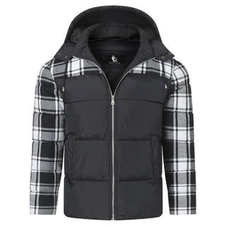 Plaid Puffer Jacket
