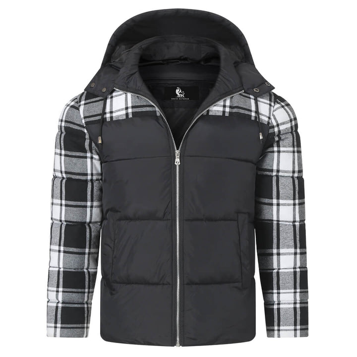 Plaid Puffer Jacket