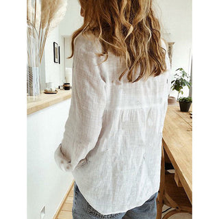 Wren | Casual Linen Summer Blouse