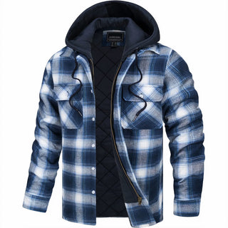 James™ | Classic Warm Checked Jacket with Zipper