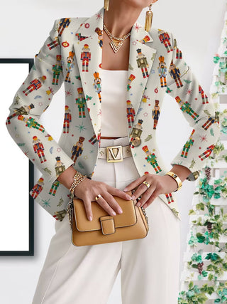 Vivenne™ | Nutcracker Print Blazer