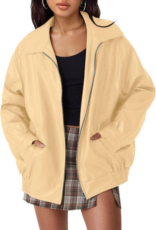 Nicola | Relaxed Zip-Up Bomber Jacket